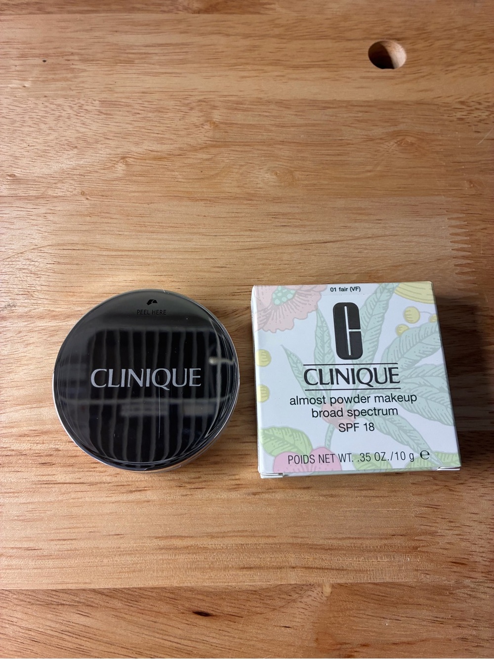 New Clinique Beyond Perfecting Powder Foundation + Concealer 01 Fair